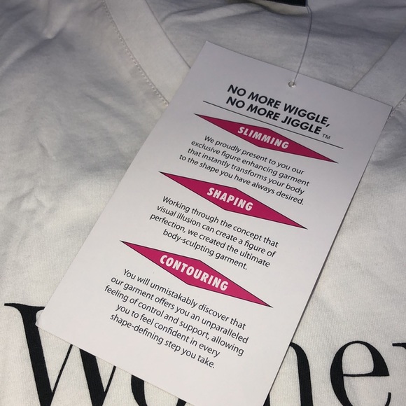 Renee Greenstein YOGA T-Shirt “WOMEN WITH CONTROL “size XS white v- neck tee - Picture 8 of 11